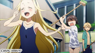 『この美術部には問題がある！』第5話「勘違いトレイン／ハトと人魚とプール掃除」