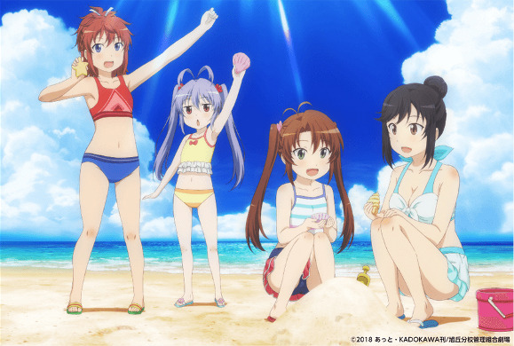「のんのんびより」れんちょん達が水着姿に！ “海の日”を記念した描き下ろしイラスト公開
