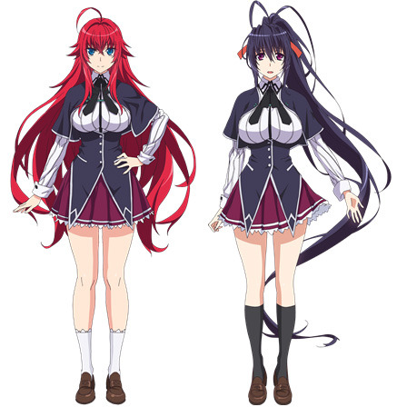 リアス・グレモリー＆姫島朱乃　(C)石踏一榮・みやま零／株式会社KADOKAWA刊／ハイスクールＤ×Ｄ HERO製作委員会