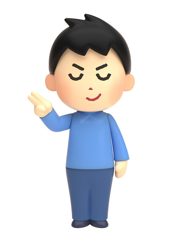 立体！いらすとや トレーディングフィギュア各463円 （税抜）（C)みふねたかし