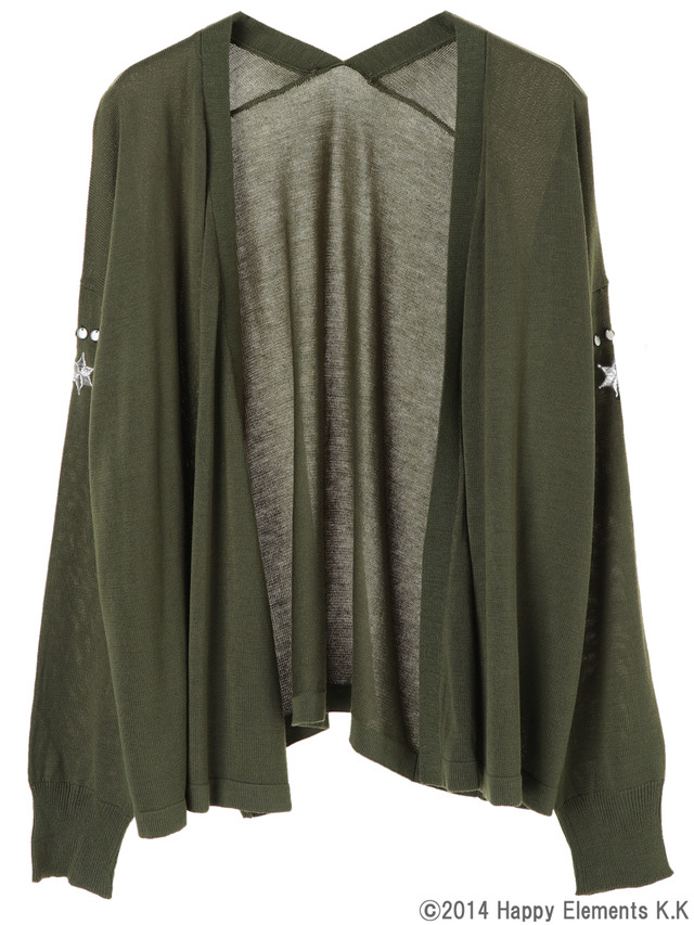 MaMイメージカーディガン 各5,500円（税別）(C)2014 Happy Elements K.K produced by CHORD co.,ltd.
