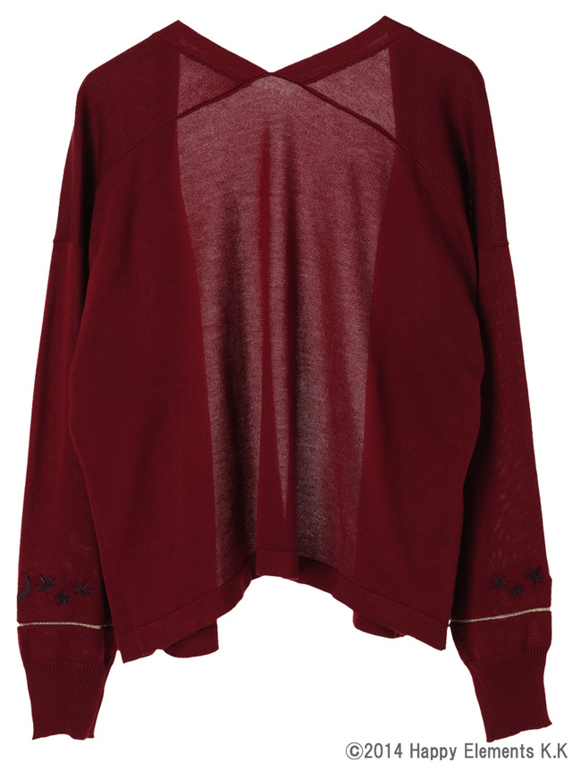 紅月イメージカーディガン 各5,500円（税別）(C)2014 Happy Elements K.K produced by CHORD co.,ltd.