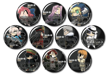 「コハエースGO」経験値イラスト ぐだぐだトレーディング缶バッジ 400円(税込) (C)TYPE-MOON (C)Keikenti 2016