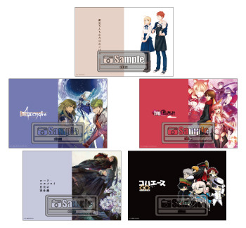 「Fate」シリーズ クリアファイルセット 2,500円(税込) (C)TYPE-MOON (C)Marvelous Inc. (C)Yuichiro HIGASHIDE/TYPE-MOON