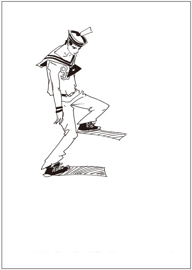 『ジョジョの奇妙な冒険　Part 8　ジョジョリオン』ドローイングアート(C)荒木飛呂彦＆LUCKY LAND COMMUNICATIONS／集英社