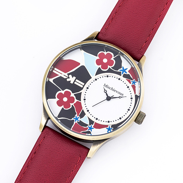 『鬼灯の冷徹』コラボレーションアイテム腕時計　座敷童子モデル　13,800円（税別）(C)江口夏実・講談社／「鬼灯の冷徹」第弐期製作委員会