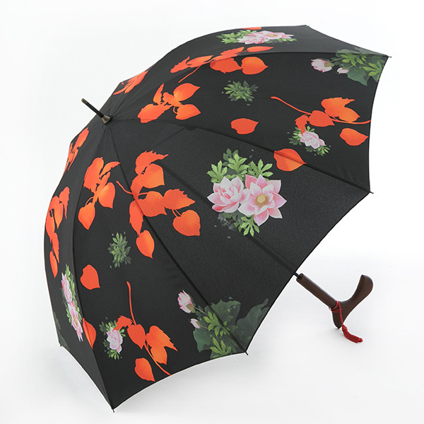 『鬼灯の冷徹』コラボレーションアイテム傘　鬼灯、烏頭、蓬、お香モデル　6,800円（税別）(C)江口夏実・講談社／「鬼灯の冷徹」第弐期製作委員会