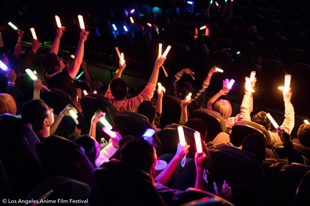 昨年応援上映を実施した「King of Prism by PrettyRhythm」の様子 (C)Los Angeles Anime Film Festival