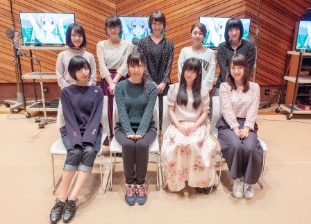 『劇場版 のんのんびより ばけーしょん』アフレコ写真(C)2018 あっと・KADOKAWA刊/旭丘分校管理組合劇場