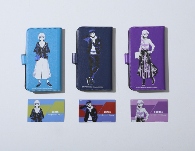 携帯ケース＆ICカードステッカーセット / 4,500円（税別）(C)TYPE-MOON・ufotable・FSNPC