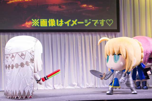 ぐだ子に待望の初ボイスが！爆死したユーザーの魂を救うために暴れ回る「スーパー着ぐるみトークショウ」【FGOフェス2018】