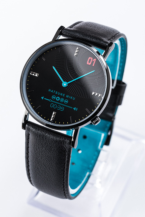 「初音ミク」コラボレーション 「シンプル スタイル」腕時計メンズサイズ 14,800円(税別)、レディースサイズ 12,800円(税別) (C)Crypton Future Media, INC.