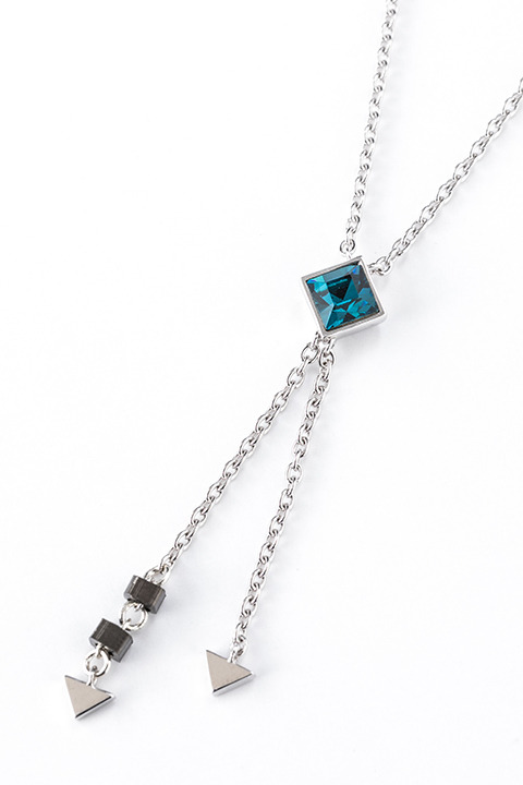 「初音ミク」コラボレーション 「シンプル スタイル」ネックレス 12,800円(税別) (C)Crypton Future Media, INC.