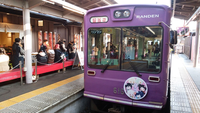 前回の嵐電・特別電車(C)2015-2018 DMM GAMES/Nitroplus