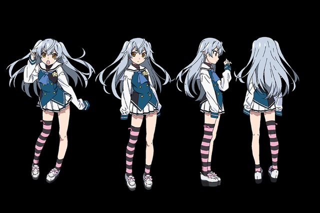 アニメ『グリザイア：ファントムトリガー』トーカ設定画(C)Frontwing