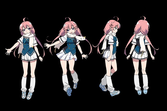 アニメ『グリザイア：ファントムトリガー』ムラサキ設定画(C)Frontwing