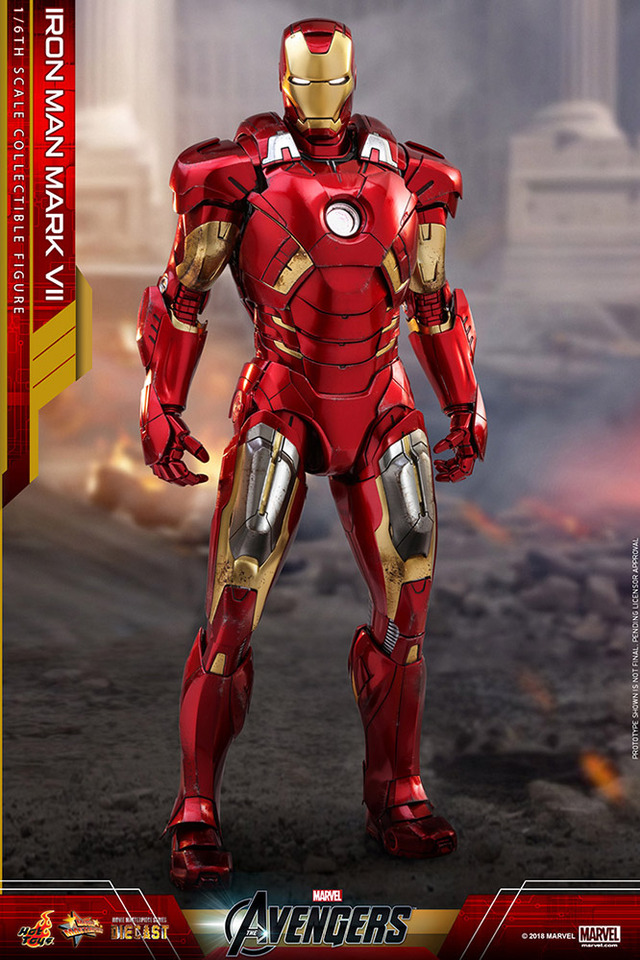 ホットトイズ 1/6 アイアンマン・マーク７（限定版サブゼロ） - アメコミ