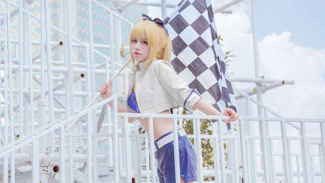 『Fate/Grand Order』／アルトリア・ペンドラゴン（レーシングver.）