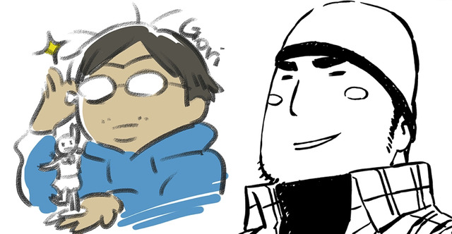 （左）錦織敦史　（右）田中将賀