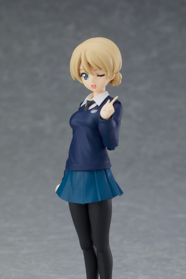 「figma ダージリン＆オレンジペコセット」GOODSMILE ONLINE SHOP特典 ウィンク顔 (C)GIRLS und PANZER Finale Projekt