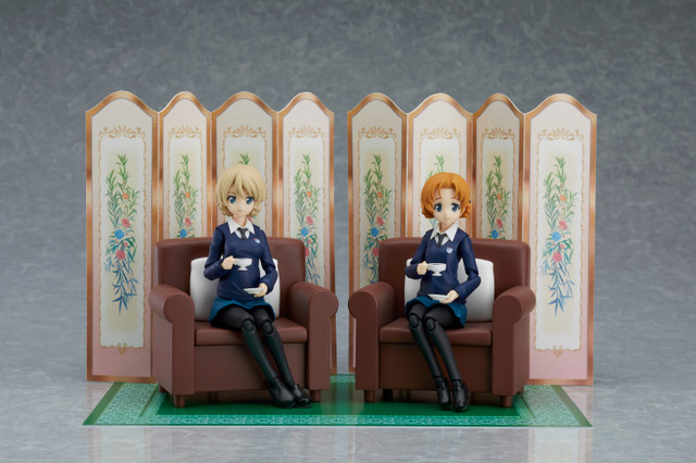 「figma ダージリン＆オレンジペコセット」10,185円（税抜）(C)GIRLS und PANZER Finale Projekt