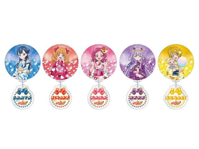 フリフリ缶バッジ　マリンver.（全5種）　各税込600円(C)ABC-A・東映アニメーション