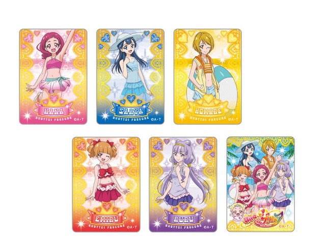 トレーディングアクリルバッジ　ビーチver.（全6種）税込450円(C)ABC-A・東映アニメーション