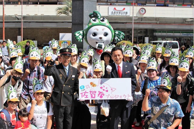 フォトセッション／佐賀県×「銀魂」コラボ「佐賀春プロジェクト」(C)空知英秋／集英社・テレビ東京・電通・BNP・アニプレックス