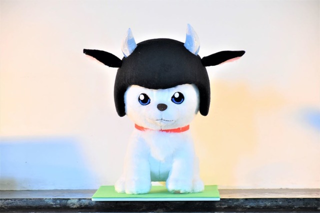 佐賀牛ミニ佐賀春（ぬいぐるみ）／佐賀県×「銀魂」コラボ「佐賀春プロジェクト」(C)空知英秋／集英社・テレビ東京・電通・BNP・アニプレックス