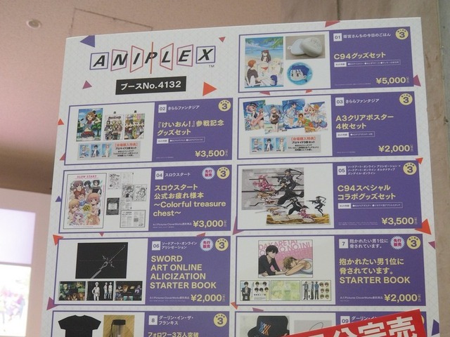 「コミックマーケット94」アニプレックスブース