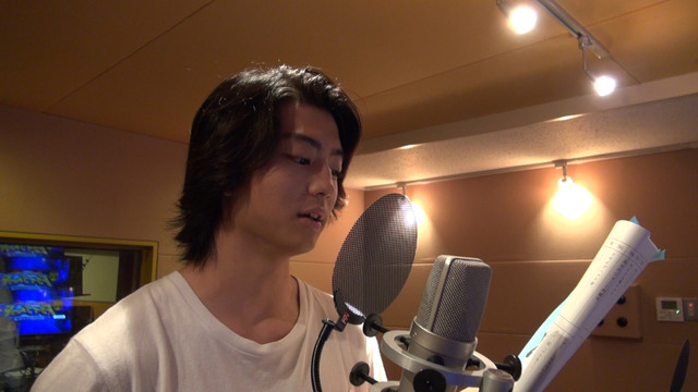 伊藤健太郎 アフレコ現場写真 (C)ＴＯＭＹ／ドライブヘッド2018・ＴＢＳ(C)プロジェクト シンカリオン・JR-HECWK/超進化研究所・TBS