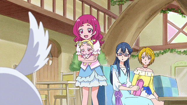 『ＨＵＧっと！プリキュア』第28話「あのコのハートをキャッチ フレフレ！もぐもぐ！」(C)ABC-A・東映アニメーション