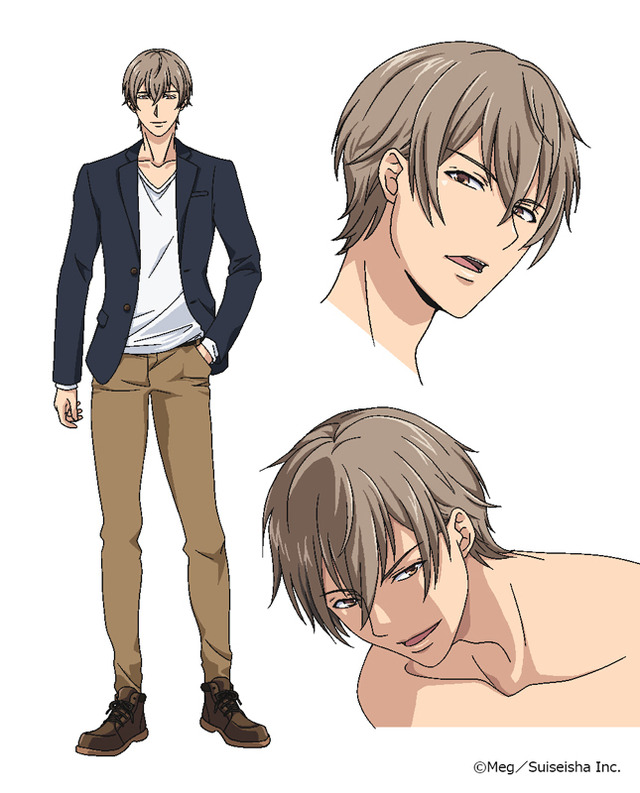 TVアニメ『終電後、カプセルホテルで、上司に微熱伝わる夜。』羽田野秋彦（C）Meg/Suiseisha Inc.