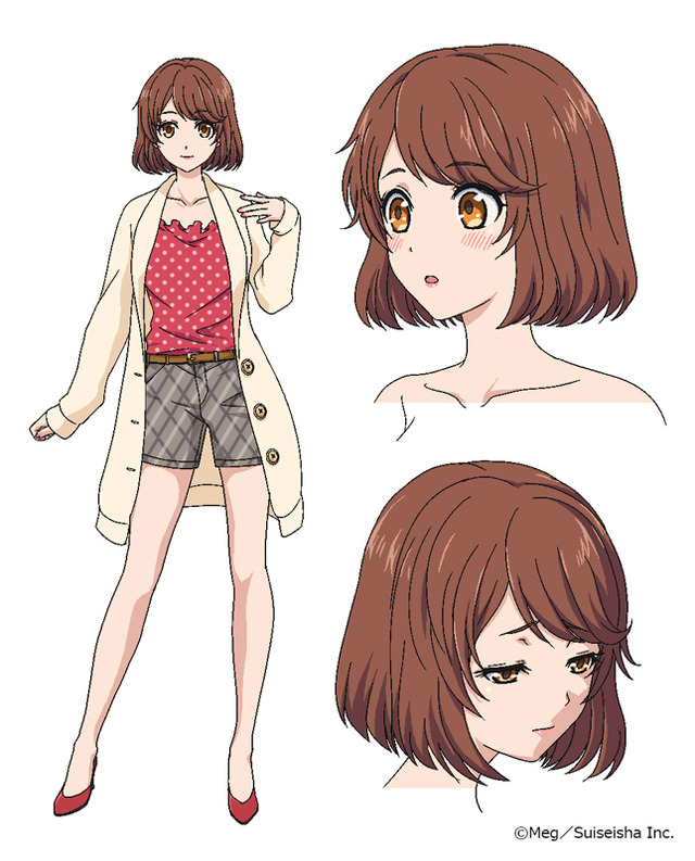 TVアニメ『終電後、カプセルホテルで、上司に微熱伝わる夜。』相澤みのり（C）Meg/Suiseisha Inc.