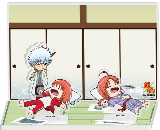 「3年Z組銀八先生 銀魂高校 修学旅行 in J-WORLD TOKYO」アクリルジオラマ(全1種／1,800 円) (C)空知英秋／集英社・テレビ東京・電通・BNP・アニプレックス