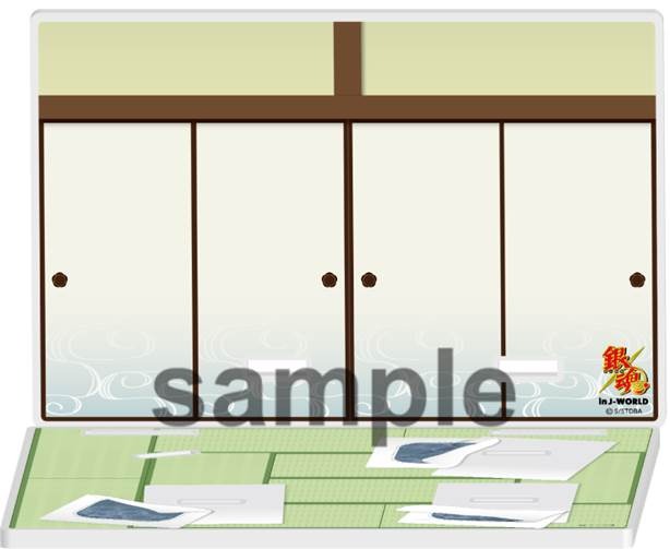 「3年Z組銀八先生 銀魂高校 修学旅行 in J-WORLD TOKYO」アクリルジオラマ(全1種／1,800 円) (C)空知英秋／集英社・テレビ東京・電通・BNP・アニプレックス