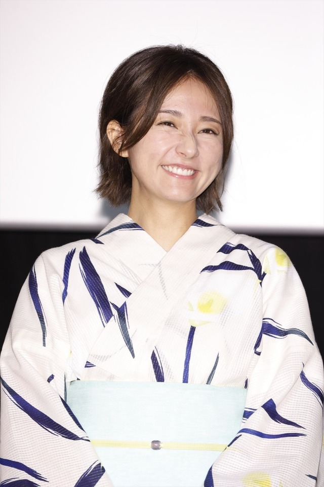 『ちいさな英雄―カニとタマゴと透明人間―』公開記念舞台挨拶 木村文乃(C)2018 STUDIO PONOC