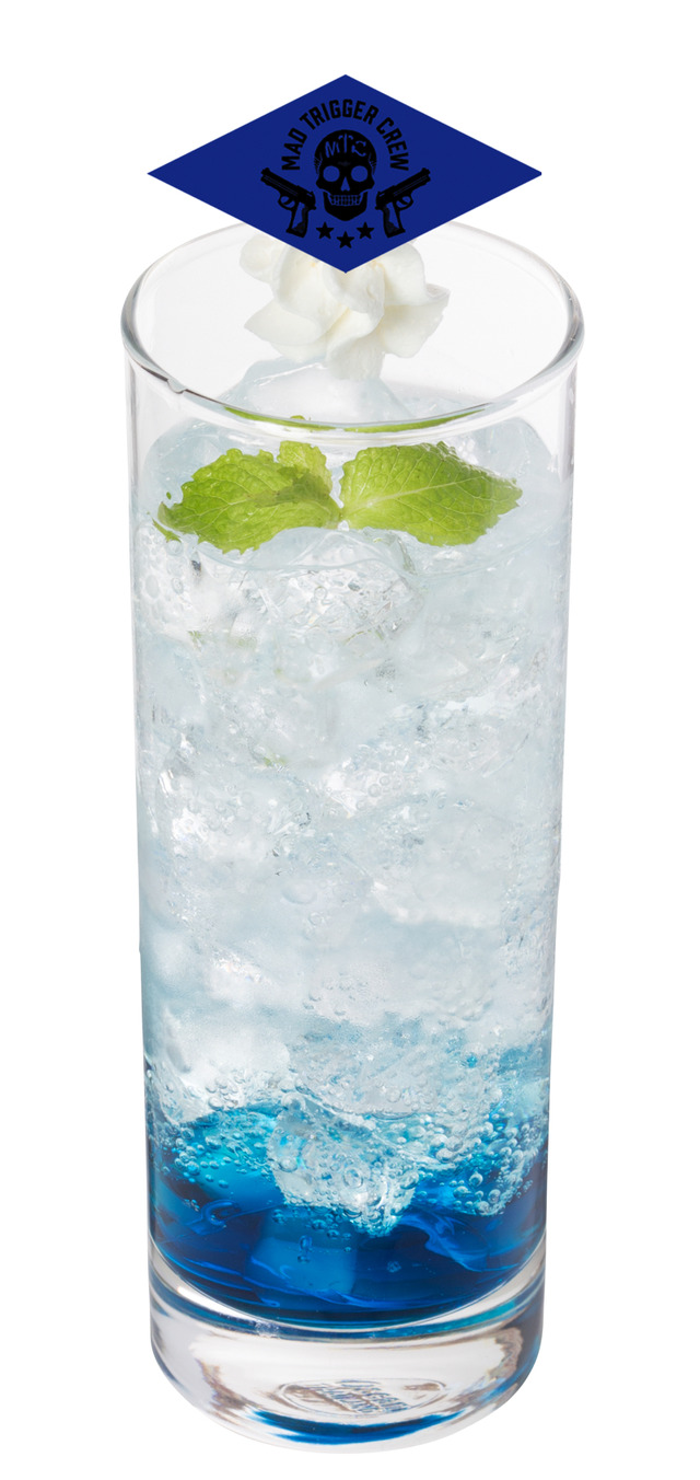 「ヒプノシスマイク -Division Rap Battle- Music Bar Party! REPRESENT ANION STATION」コラボドリンク(全7種) 各700円YokohamaWalker (C) King Record Co., Ltd.