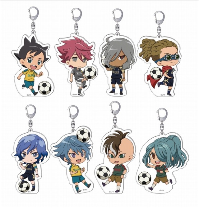 『イナズマイレブン』アニメイトオンリーショップ＆応援店「アクリルキーホルダーコレクション／ミニキャラ」1個800円(C)LEVEL-5／FCイナズマイレブン・テレビ東京