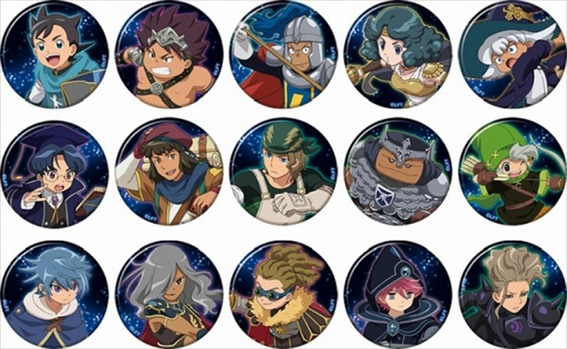 『イナズマイレブン』アニメイトオンリーショップ＆応援店「キャラバッジコレクション／ED」1個300円＋税・BOX（15個入）4,500円＋税(C)LEVEL-5／FCイナズマイレブン・テレビ東京