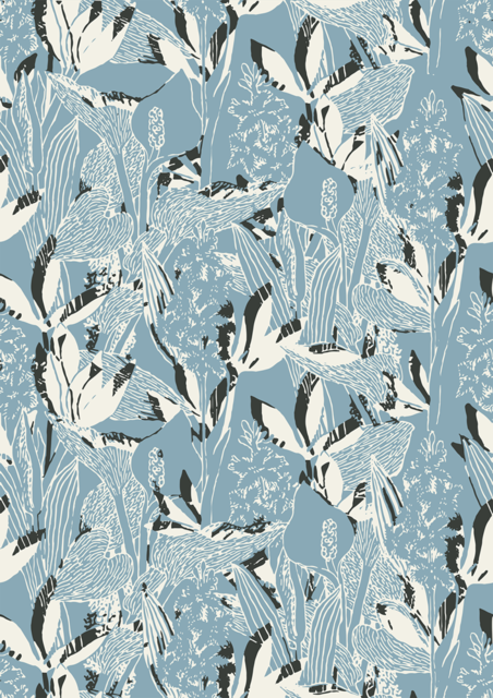 「ムーミンバレーパーク」制服テキスタイル（C） Moomin CharactersTM