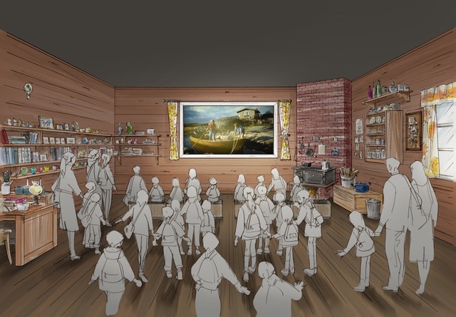 「ムーミンバレーパーク」展示施設内観（C）Moomin Characters TM