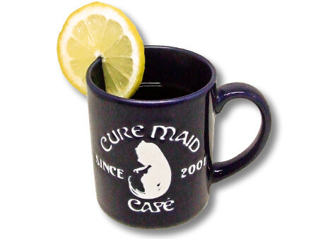 スペシャルドリンク　さんぴん茶＋レモン　500円（税抜）(C)如意自在・芳文社／はるかなレシーブ製作委員会