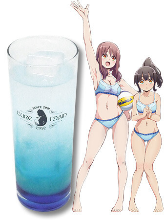 ドリンク　大空遥＆比嘉かなた　ブルーキュラソーシロップ×カルピス　500円（税抜）(C)如意自在・芳文社／はるかなレシーブ製作委員会
