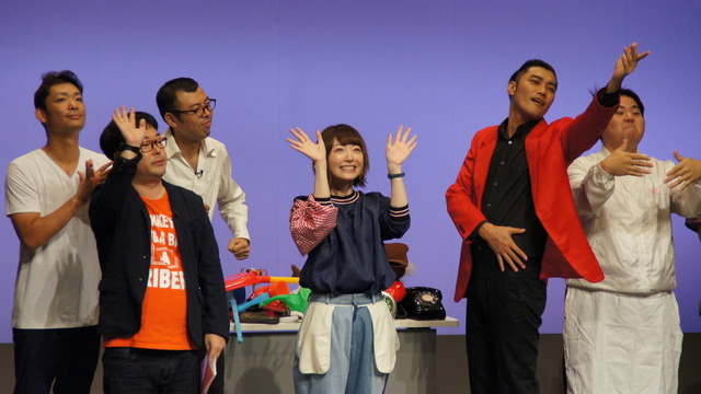 花澤香菜がジョイマンとコラボ!? 爆笑の渦に“細胞”も活性化した「はたらく細胞」×よしもとコラボ公演