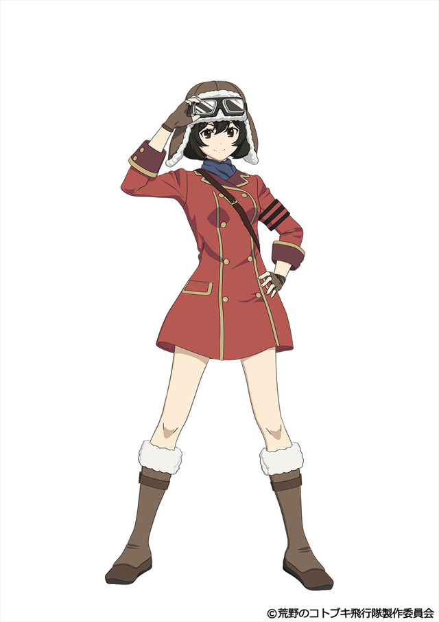 TVアニメ『荒野のコトブキ飛行隊』キリエ（CV.鈴代紗弓）(C)荒野のコトブキ飛行隊製作委員会