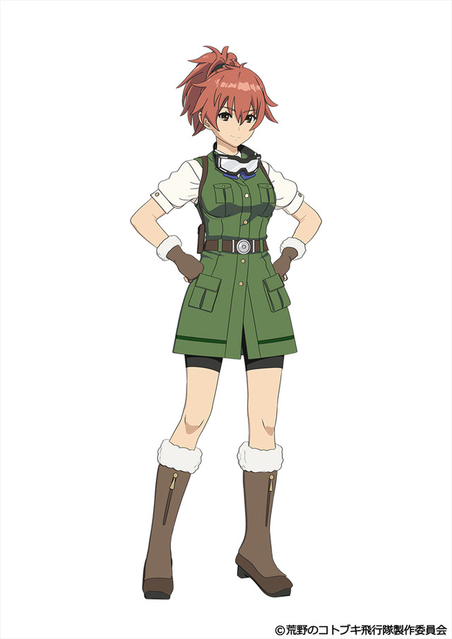 TVアニメ『荒野のコトブキ飛行隊』レオナ（CV.瀬戸麻沙美）(C)荒野のコトブキ飛行隊製作委員会