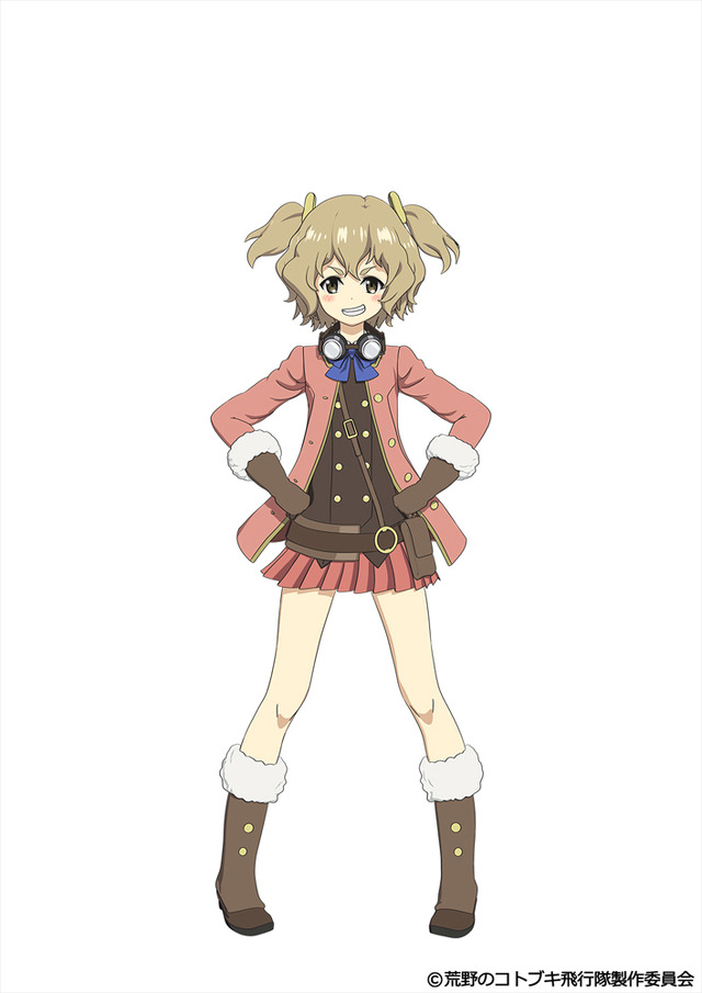 TVアニメ『荒野のコトブキ飛行隊』チカ（CV.富田美憂）(C)荒野のコトブキ飛行隊製作委員会