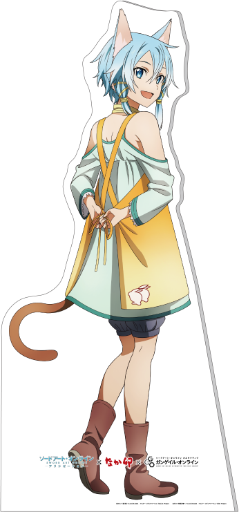 等身大パネル(C)2017 川原 礫／ＫＡＤＯＫＡＷＡ　アスキー・メディアワークス／SAO-A Project(C)2017 時雨沢恵一／ＫＡＤＯＫＡＷＡ　アスキー・メディアワークス／GGO Project