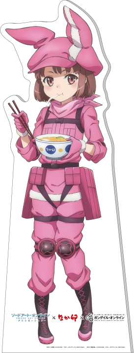 等身大パネル(C)2017 川原 礫／ＫＡＤＯＫＡＷＡ　アスキー・メディアワークス／SAO-A Project(C)2017 時雨沢恵一／ＫＡＤＯＫＡＷＡ　アスキー・メディアワークス／GGO Project